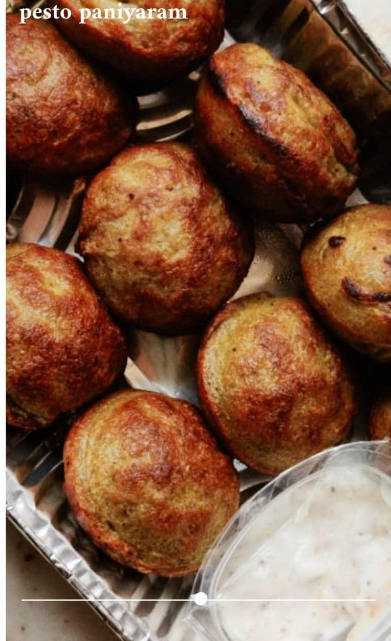 Pesto Paniyaram