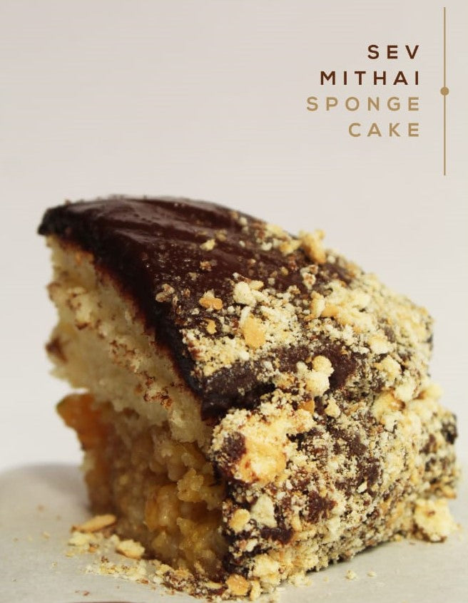 Sev Mithai Sponge Cake